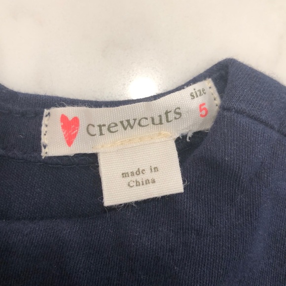 Girls Jcrew Crewcuts size 5 navy blue dress - Picture 7 of 13